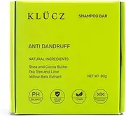 KLUCZ Anti Dandruff Tea Tree Oil and Lime Shampoo Bar 80g