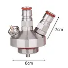 Mini Beer Keg Dispenser Compatible with 2L to 10L Kegs Stainless Steel