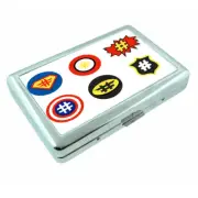 Hashtags D1 Silver Metal Cigarette Case RFID Protection Wallet