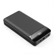 DIY 20000mAh USB Type C 3 Output Digital Power Display Fast Charging Power Bank For iPhone 8Plus XS 11 Pro Huawei P30 Pro Mate 30 S10+ Note 10 5G
