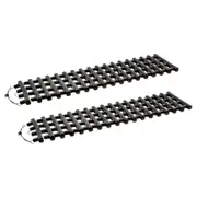 2x Hulk 4x4 HU0501 Rubber Foldable Offroad 4WD Sand/Mud/Snow Tyre Recovery Track