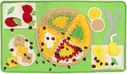 Dog Sniff Mat - Interactive Colorful Snuffle Pizza | Pet Food Leaking Toy for Treat Dispensing and Tooth Cleaning