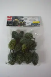 NOS Busch (12) DECIDUOUS TREES N/Z Scale Train Layout Accessories - 6586