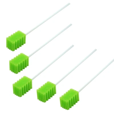 Treated Oral Swabs with Dentifrice Flavored 100 Swabs Individually Wrapped