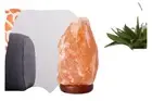 NEW Crystal Decor 7" Himalayan Salt Lamp with Dimmer Switch