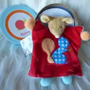 KALOO France Colors DOUDOU PUPPET MOUSE #9632631 Plush Lovey Squirrel New