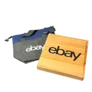 eBay Branded Wooden Travel Games Compendium Chess Checkers Cards & Lunch Bag