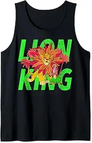 [Disney] The Lion King Simba And Timon Neon Tank Top