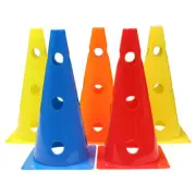 5Pcs Footwork Football Indoor Soccer Cones Football Training Equipment Outdoor