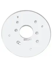 3/8" Thick 7" circle baseplate upgrade with a 2" opening for Bosch Colt pro 11