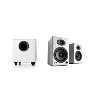 Audioengine A5+ Wireless Bookshelf Speakers with S8 Subwoofer (White)