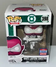 2021 VIRTUAL FUNKON WHITE LANTERN SINESTRO w/ OFFICIAL STICKER & POP PROTECTOR !