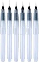 AIMALL 6X Artist Ink Water Brush Pen Set for Watercolor Calligraphy Painting Drawing