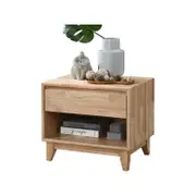 Oslo Hardwood Bedside Table | Natural