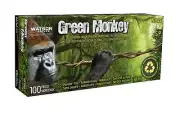 Watson Gloves Green Monkey Nitrile Textured Green Disposable Gloves 100pk Large