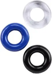 3 Silicone Soft Ring Set for Men, Beaded Cock Ring for Delayed Ejaculation, Penis Enhancement Erection Aid Sex Toy