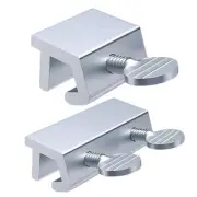 2PCS Sliding Door Window Locks Adjustable Glass Stopper for Bedroom Patio