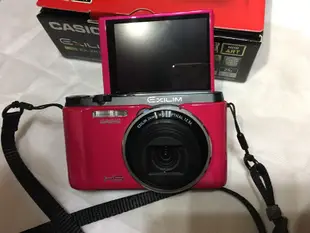 CASIO EX-ZR1500 很美的桃紅色 美顏自拍神器