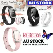 Ultrasonic Anti-Mosquito Repellent Bracelet Bug Insect Repeller Wrist Watch UD