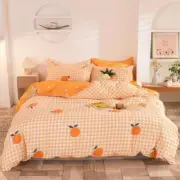 Bedspread Fabric Art Flower Multicolor Modern Solid Home Decor Machine Washable