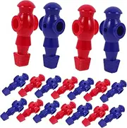 PHENOFICE 26pcs Replacement Soccer Player Statues for Foosball Machines Durable Table Football Figures Accessories for Tabletop Soccer Games for Refreshing Your Game
