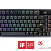 ASUS ROG AZOTH/NXSM/PBT Gaming Keyboard, OLED Display, NX Storm Switch, 75 Keys, Tri-mode Connection, Black - Gaming