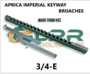 Keyway Broach 3/4" E type Broach High quality Aprica Brand New