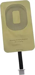 SECFOU Wireless Fast Charging Receiver for Mobile Phones Type C Wireless Charging Receiver Patch for Portable Use Universal Wireless Charging Receiver for Phone Compatibility