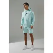 Mens Sage Man Active Hoodie & Short Tracksuit