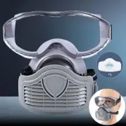 Full-face Dust Mask Reusable Respirator Mask | Work & Outdoor Use