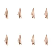 8PK Linen House Aria Nude Cotton/Bamboo Quick Dry Soft Face Washer 33x33cm Pink