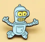 FUTURAMA - Bender enamel pin - cartoon funny - FREE SHIPPING