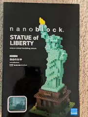 NEW IN BOX NANOBLOCK STATUE OF LIBERTY KAWADA JAPAN NBM-003 650+ PCS BLOCK SET