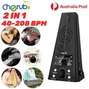 2IN1 CHERUB Electronic Digital Metronome Tuner Guitar Violin Piano Drum LCD USB