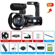5K Ultra HD Digital Camera 60FPS 18X Zoom 3 Inch LCD Touch Screen Video Camera W