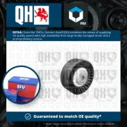 Aux Belt Idler Pulley fits FIAT PALIO 178 1.0 96 to 02 Guide Deflection QH New