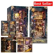 DIY 'Magic Night Alley' Wooden Miniature Kit with Enchanting LED Lighting