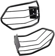 Compatible For Toyota FJ Cruiser Lamp Hoods Tail Light Fog Light Cover Metal FJ Cruiser Headlight Decorative Protective Frame(Tail light B)