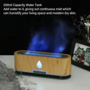 (UK Plug)Essential Oil Diffuser Coulorful Flame Ultrasonic Diffuser AC SP