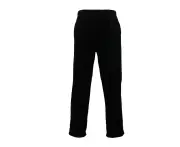 FIL Men's Fleece Lined Track Pants Track Suit Pants Casual Winter Elastic Waist - Black