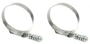 2 MVP HD Spring Loaded SAE 102 T Bolt Clamps 4-1/16" to 4-3/8" Repl. B9224-0406