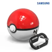 Pokemon Monster Ball x Samsung Galaxy Buds 2 Pro Live Genuine Case + Carabiner