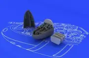 eduard 672002 x 1/72 Aircraft- Bf110 Nose Guns for Eduard (PE & Resin)