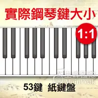 在飛比找蝦皮購物優惠-【1:1實際大小】 鋼琴紙鍵盤 鋼琴鍵盤 練習鍵盤 音樂教具