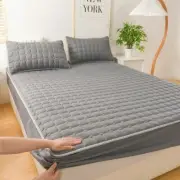 Double Bed Sheet Mattress Cover Soft Breathable Elastic Fitted Sheet Deep Pocket