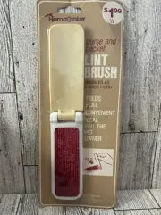 Vintage HomeCenter Lint Brush Folding Purse or Pocket Doubles As Shoe Horn