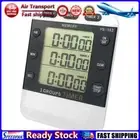 LF# Square 3-way Kitchen Timer Countdown Food Cooking Stopwatch Home Pracitcal A