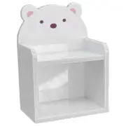 Mini Bookshelf Adornment Acrylic Miniature Bookshelf Doll House Decoration