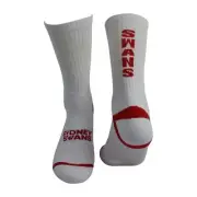 AFL Sydney Swans 2Pk Sport Crew Socks