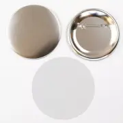 4" 100mm Pin Badge Button Maker Parts Craft Tools 100 Sets/Pack For DIY